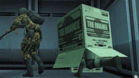 Metal Gear solid hide in box